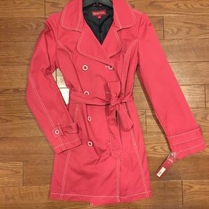Adorable Pink Trench Coat